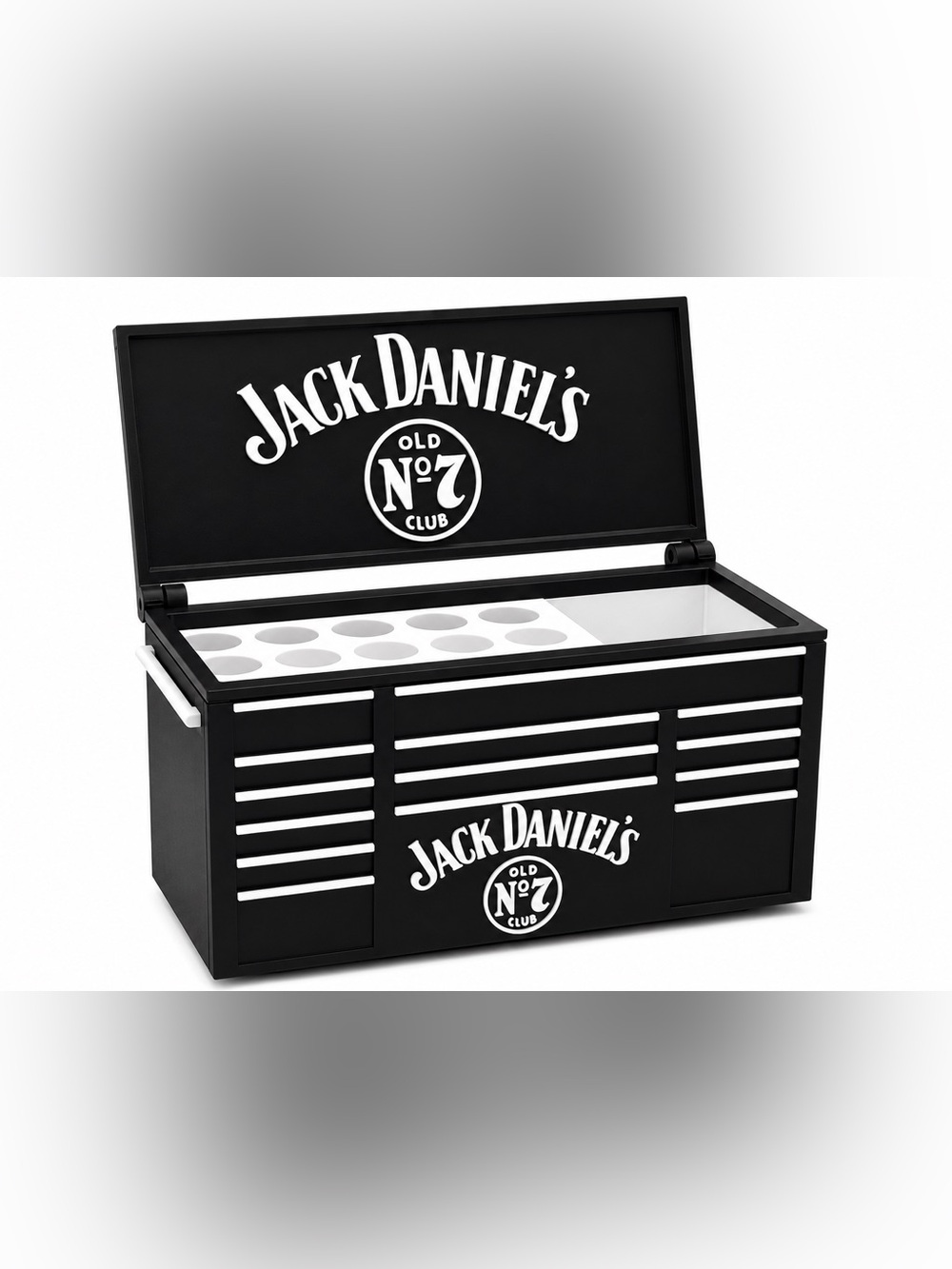 Jack Daniel’s Mini Toolbox Pen And Trinket Holder Desk Top Organizer